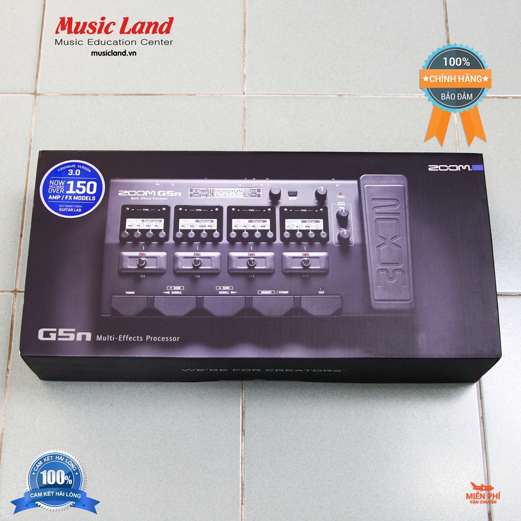 Phơ Đàn Guitar Điện Zoom G5n – Chính Hãng