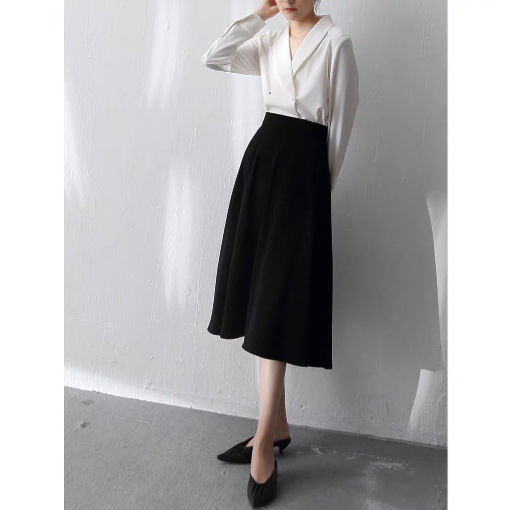 Set Áo sơ mi kiểu và chân váy công sở cho các nàng thanh lịch, áo sơ mi cho nàng bigsize