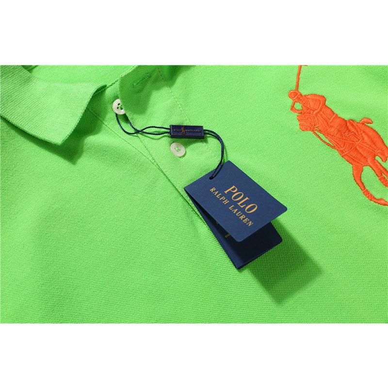Hàng Có Sẵn Áo Thun Polo Cổ Điển Logo Lớn New_Ralph Lauren Thời Trang