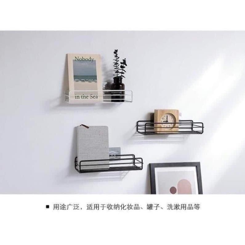 Kệ Dán Tường Trang Trí Hình Chữ Nhật-Dính như keo 502