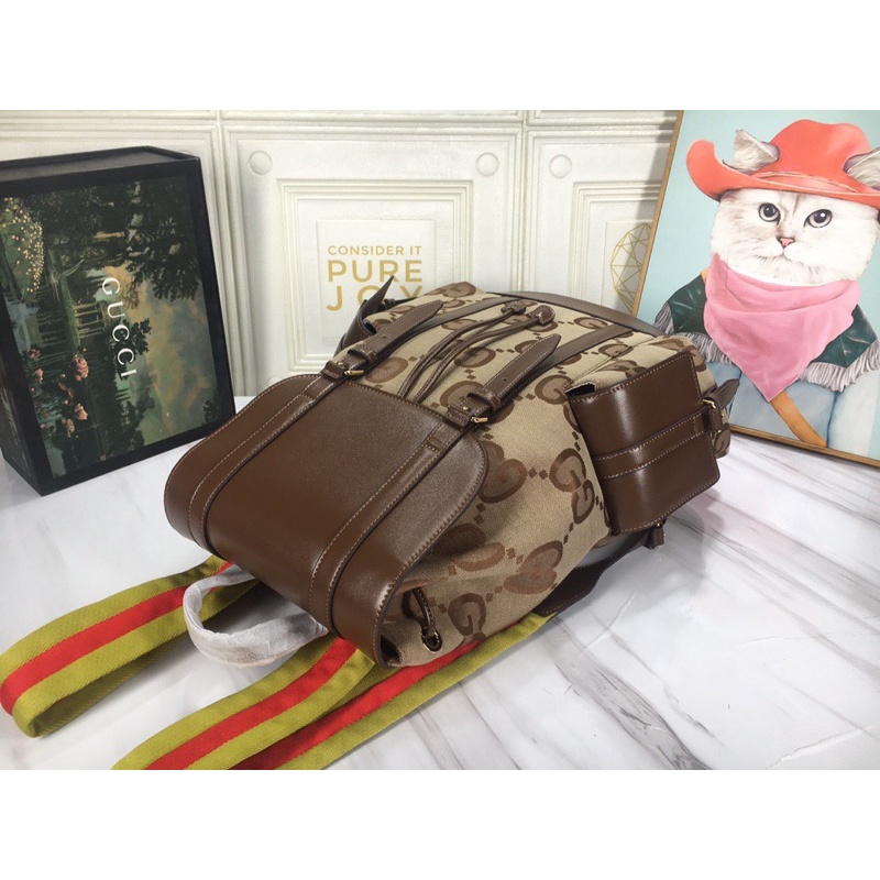 Balo thời trang nam thương hiệu Gucci GC da thật cao cấp phối vải