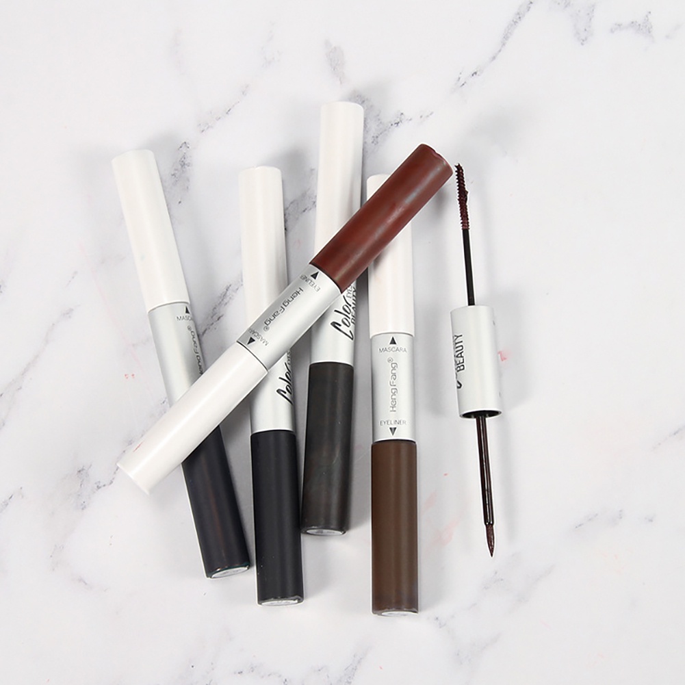 Bộ mascara và bút kẻ mắt dạng lỏng hai đầu màu sắc kết hợp lâu trôi chống nhòe
 | BigBuy360 - bigbuy360.vn