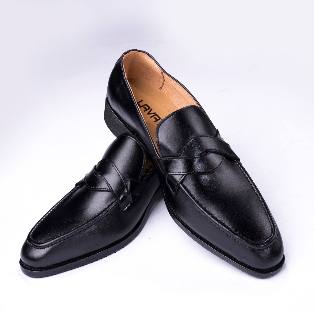 Giày Da Nam Cao Cấp LAVATINO - Giầy Tây Nam Da Bò Thật 100% - Giày Lười Nam - Mã LAVA15 | BigBuy360 - bigbuy360.vn
