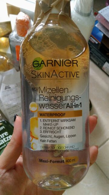 (Hàng oder sale)Tẩy trang Ganier vàng Đức 400ml | BigBuy360 - bigbuy360.vn