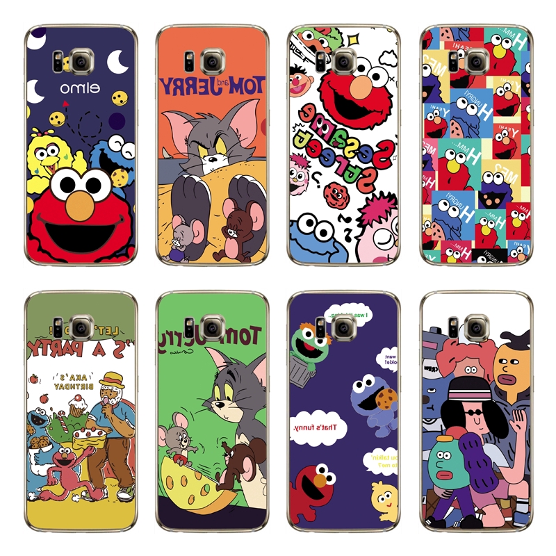 Ốp điện thoại TPU mềm hình hoạt hình Sesame Street cho Samsung Galaxy C9 / C7 /C5 Pro /C8 /J7 Plus