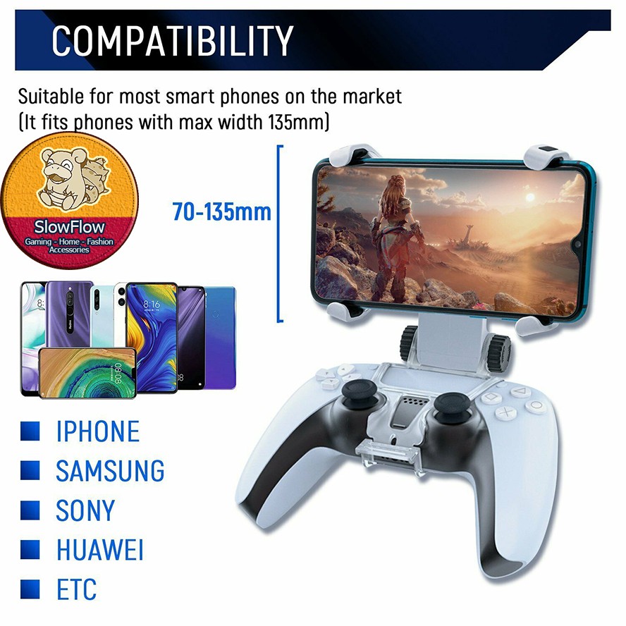 GÁ KẸP ĐIỆN THOẠI CHỮ X CHO TAY CẦM DUALSENSE PLAYSTATION 5 - DOBE TP5-0527 | BigBuy360 - bigbuy360.vn