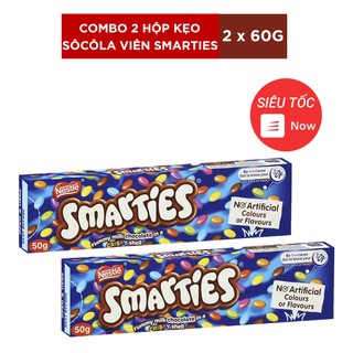 Combo 2 hộp kẹo socola viên Smarties - 30g/hộp