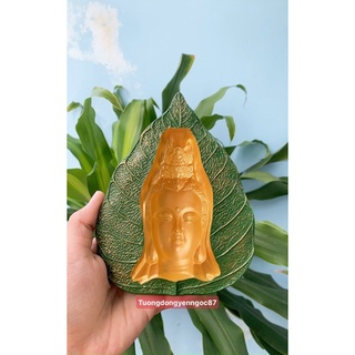 Tượng lá bồ đề 3D phật bà quan âm