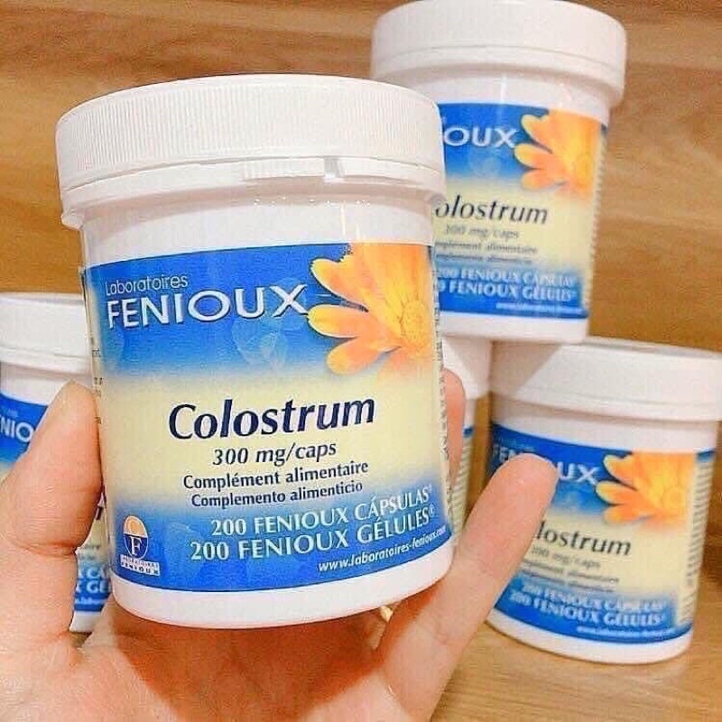 Sữa non Pháp Fenioux Colostrum -Hộp 200 viên cho bé từ sơ sinh(Chính hãng)
