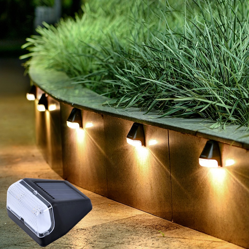Đèn LED Năng Lượng Mặt Trời Chống Thấm Nước Cảm Biến Gắn Tường Trang Trí Sân Vườn