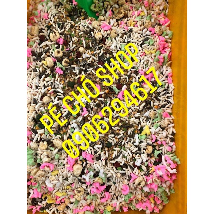 Thức ăn ngũ cốc hamster túi 1ký siêu tiết kiệm hương vị thơm ngon hấp dẫn giàu chất dinh dưỡng.