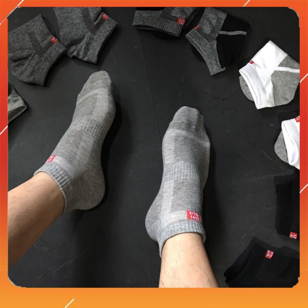 Set 10 đôi tất nam cổ cao UNI hàng xuất Nhật cao cấp nhiều màu