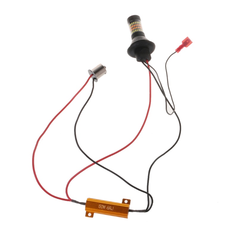 Set 2 Đèn Phanh Xe DC12V BAU15S 3014 96LED 50W