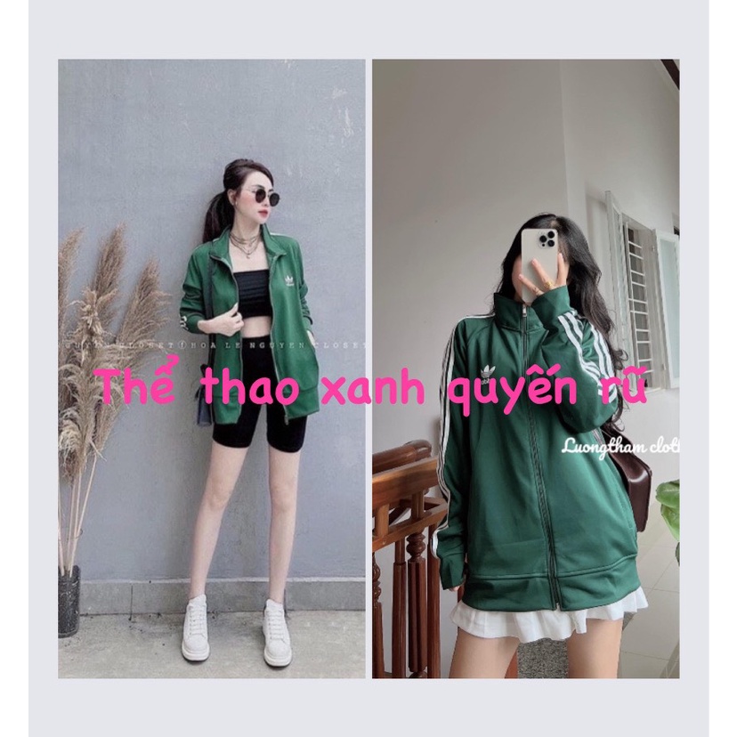 ÁO KHOÁC THỂ THAO ADD MÀU XANH ĐỘC ĐẸP LẠ BAO NGÀY MONG NGÓNG NAY ĐÃ VỀ BÊN EM