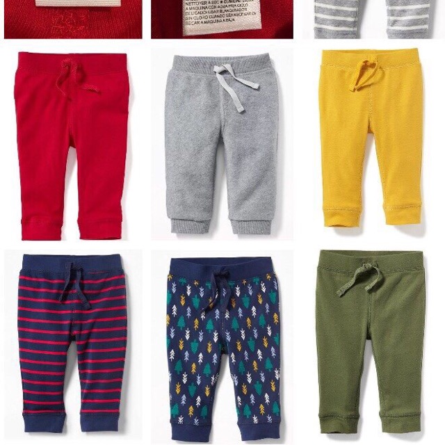 Sét 4 Quần thun OLD NAVY xuất xịn cho bé trai/ bé gái