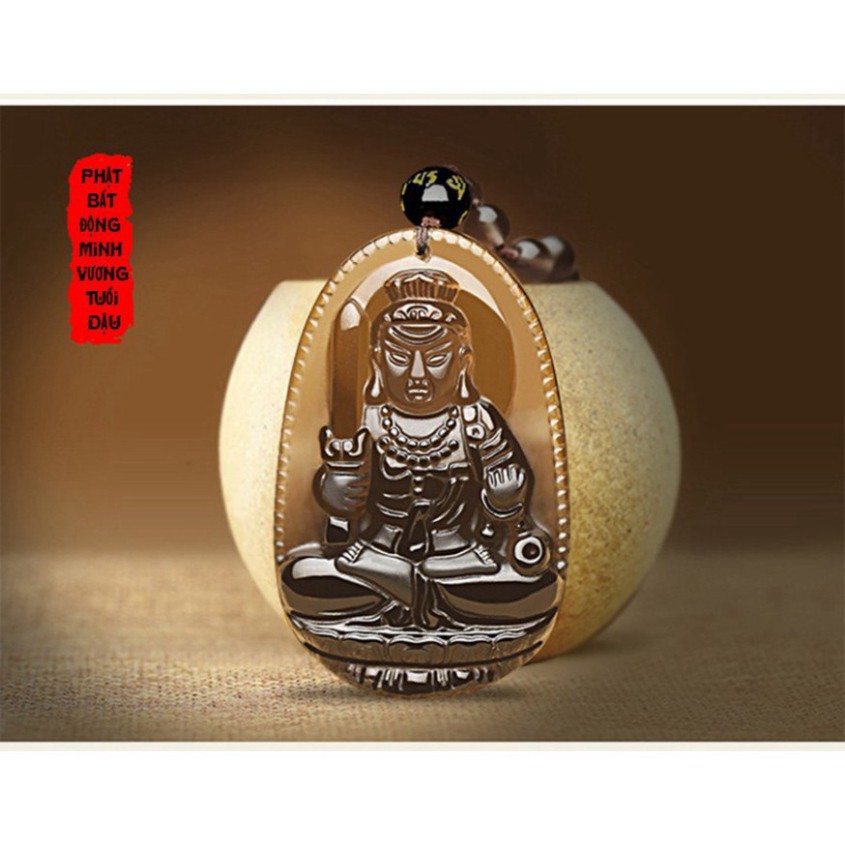 Chuỗi hạt đeo cổ mặt phật Bất Động Minh Vương (Phật bản mệnh người tuổi Dậu) - ĐÚNG MẪU ĐÚNG GIÁ - HÀNG THẬT TẠI XƯỞNG