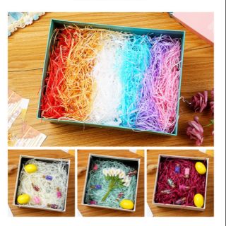 Giấy rơm trang trí hộp quà