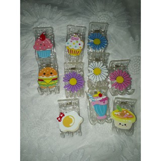 Kẹp càng cua 5 răng nhựa dẻo dễ thương