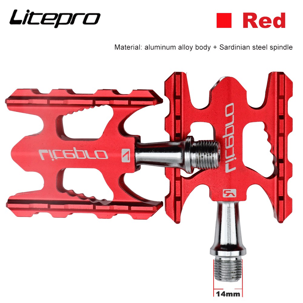 Litepro Bàn Đạp Xe Đạp K3 Bàn Đạp Chịu Lực Chống Trượt Hợp Kim Nhôm Siêu Nhẹ Thích Hợp Cho Xe Đạp Leo Núi Bàn Đạp Xe Đạp Gấp Gọn Xe Đạp Đường Trường