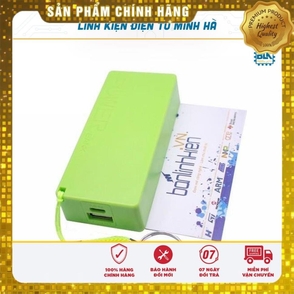 Box Sạc Pin Dự Phòng 2 Pin Móc Khóa