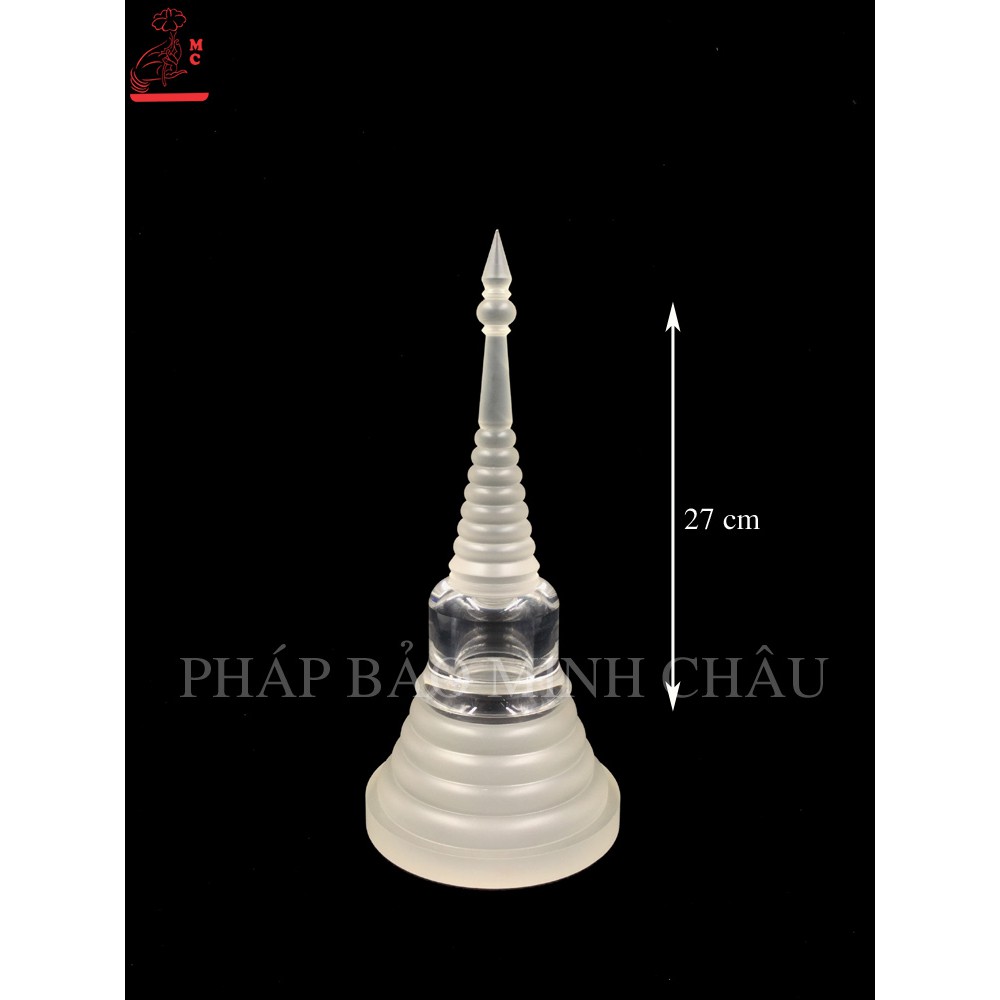 [PBMC]Tháp xá lợi nhựa màu A3 (7 màu) (Giao màu ngẫu nhiên)