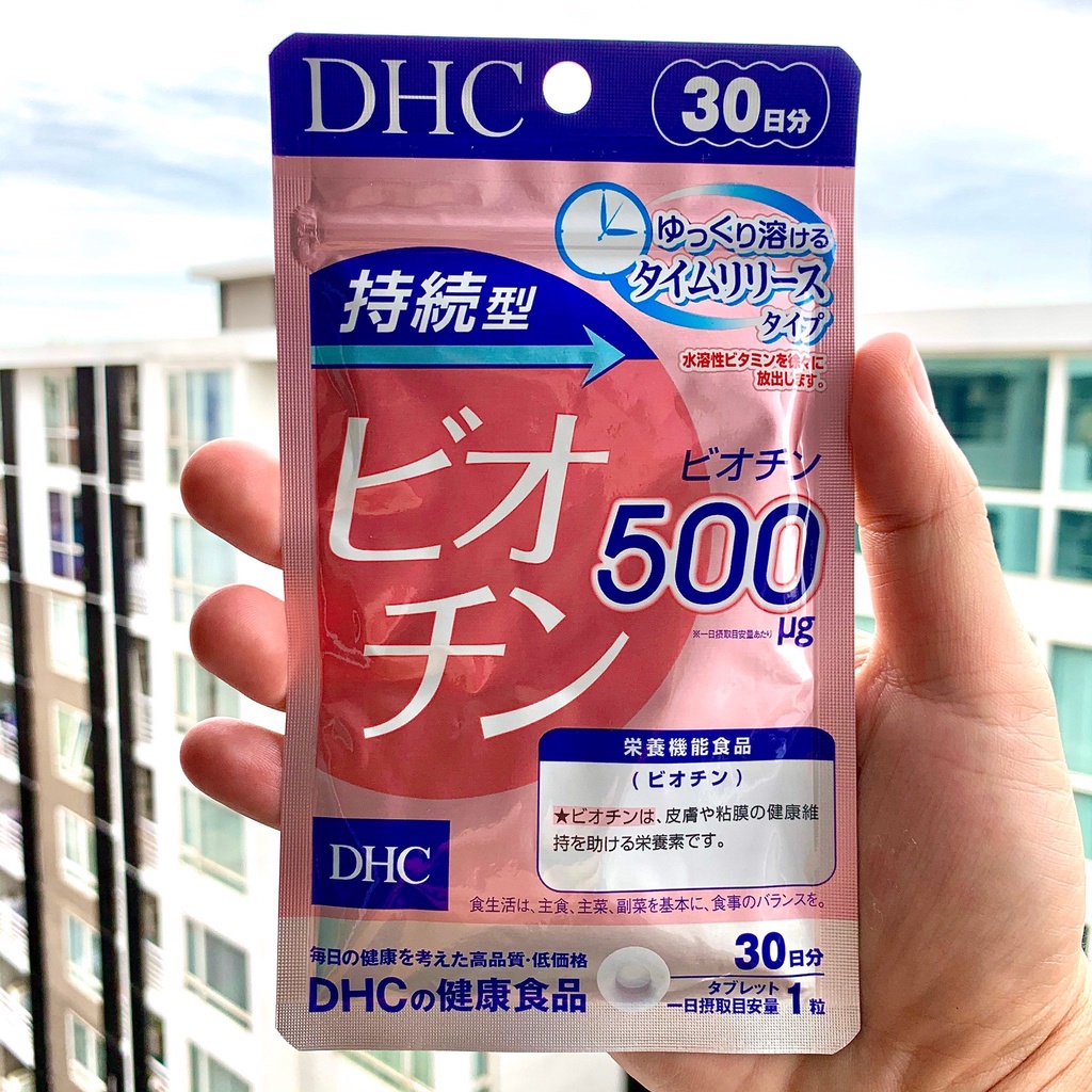 Viên uống DHC Biotin hỗ trợ làm đẹp tóc và móng