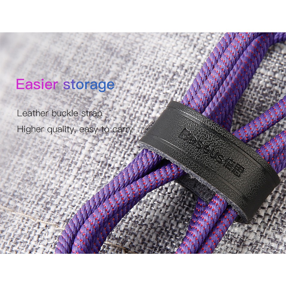 Cáp sạc thông minh tự ngắt khi sạc đầy pin hãng Baseus  chuẩn Lightning