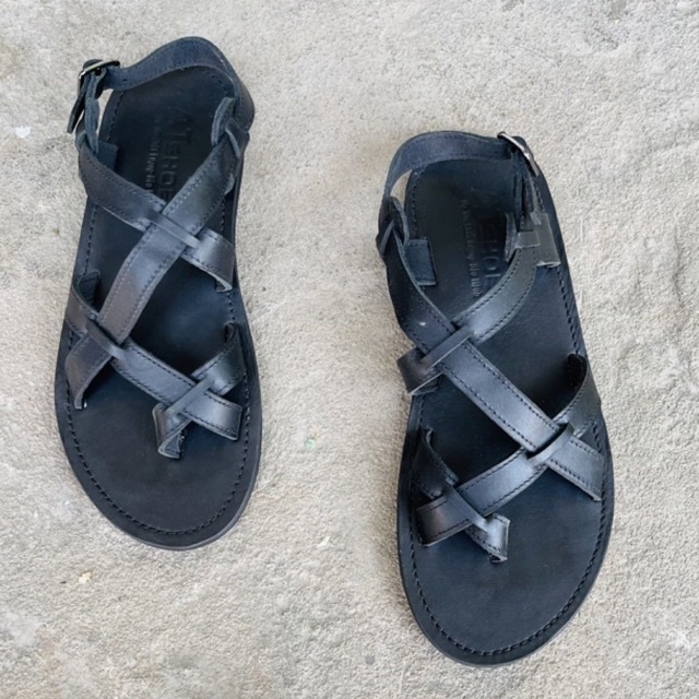 Dép Nam Nữ Da Bò Thật Dép Quai Hậu Unisex Đẹp Nhất Trẻ Trung Năng Động Phù Hợp Đi Chơi Đi Học Atshoes LDAT001