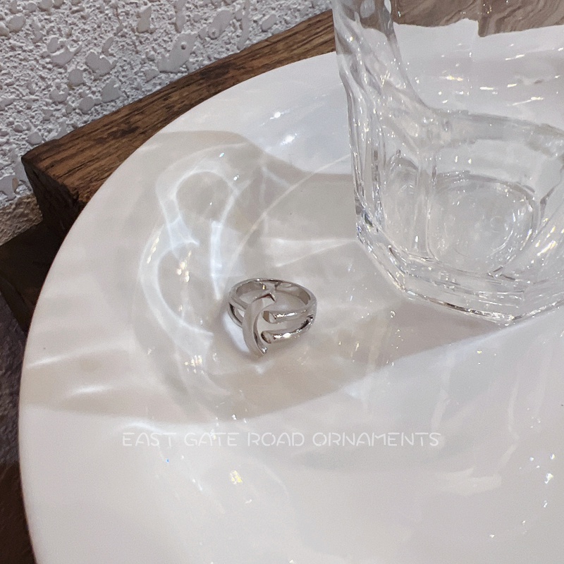 Nhẫn Đeo Tay Hình Mặt Cười Đơn Giản Cá Tính Mới