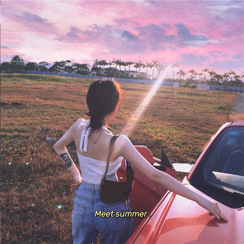 Happy-store  Áo Hai Dây Cổ Chữ V Quyến Rũ Thời Trang Dành Cho Nữ