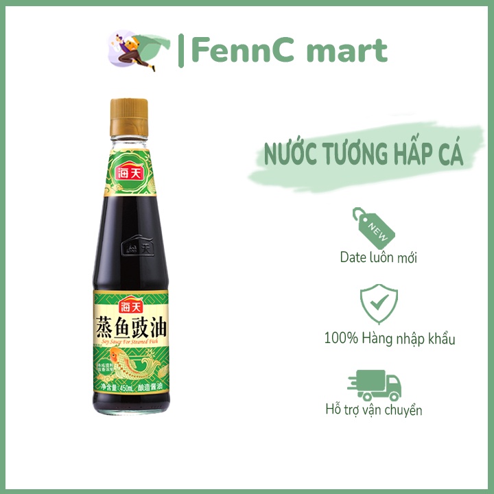 Nước tương hấp cá vua nước tương Haday Hải Thiên 450ml 1.75L FENNC