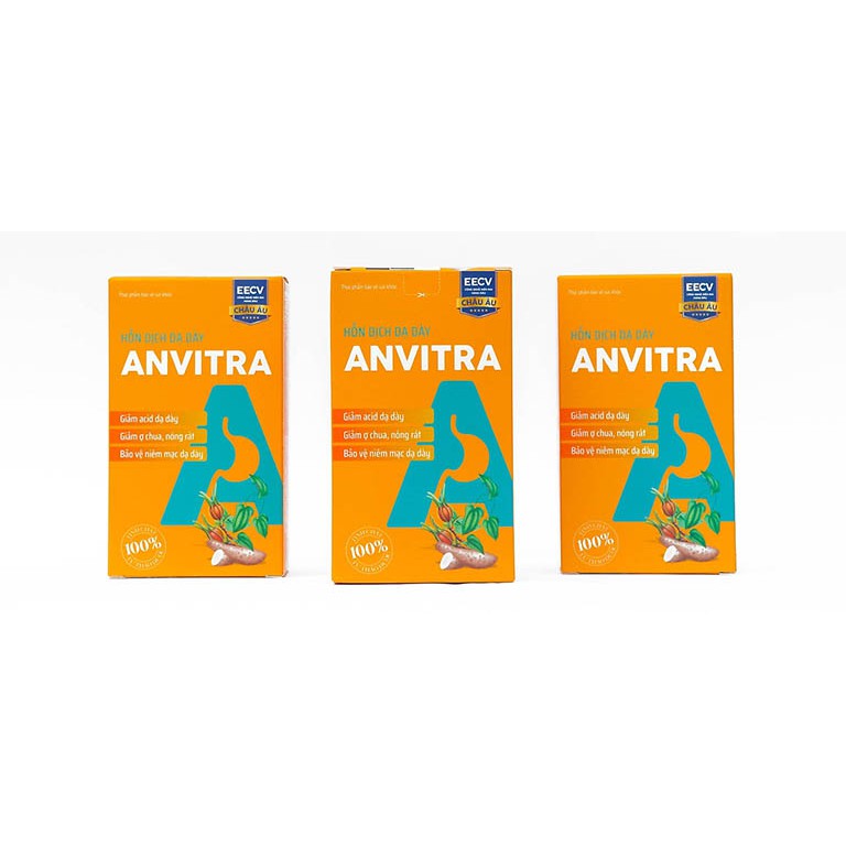 Anvitra – Hỗn dịch dạ dày giảm  đầy bụng, ợ hơi và các triệu chứng của dạ dày, giảm đau dạ dày