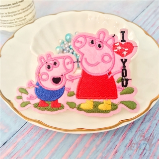 Sticker ủi thêu hình heo Peppa