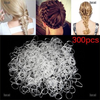 Bộ 300 dây buộc tóc trong suốt tiện dụng