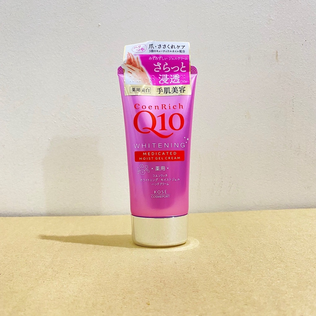 Kem dưỡng da tay Kose Hand Cream Q10 Nhật Bản giúp dưỡng trắng mịn, cấp ẩm sâu cho tay nhiều loại - Lọ 80g