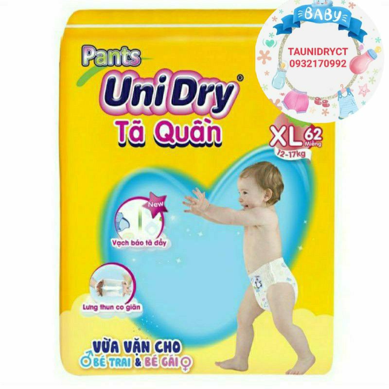 Tã quần unidry M74/L68/XL62/XXL56