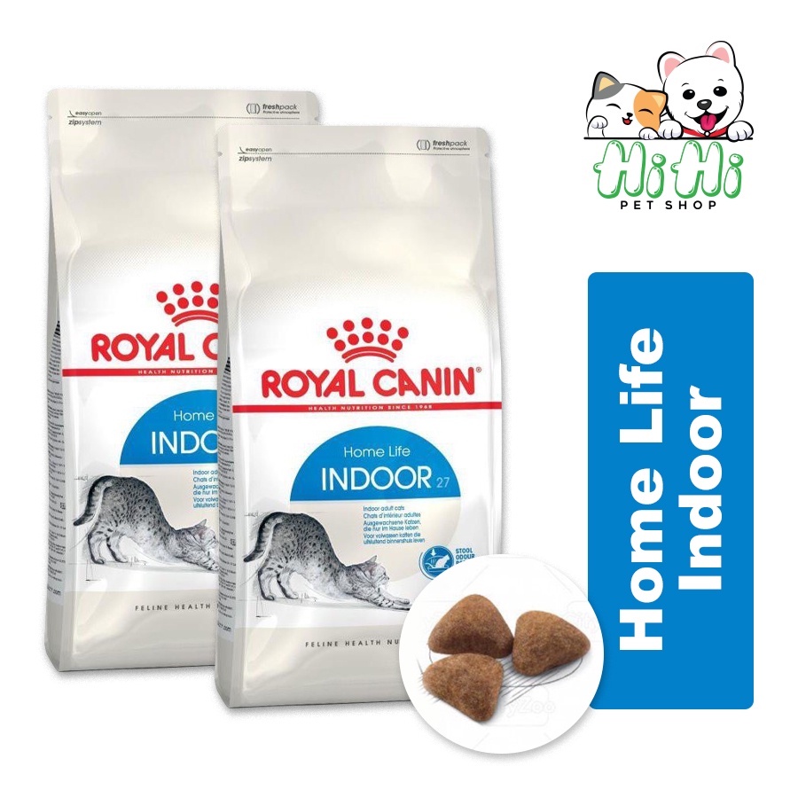 Thức ăn hạt cho mèo trưởng thành Royal Canin Indoor - bao nguyên 400g và bao nguyên 2kg