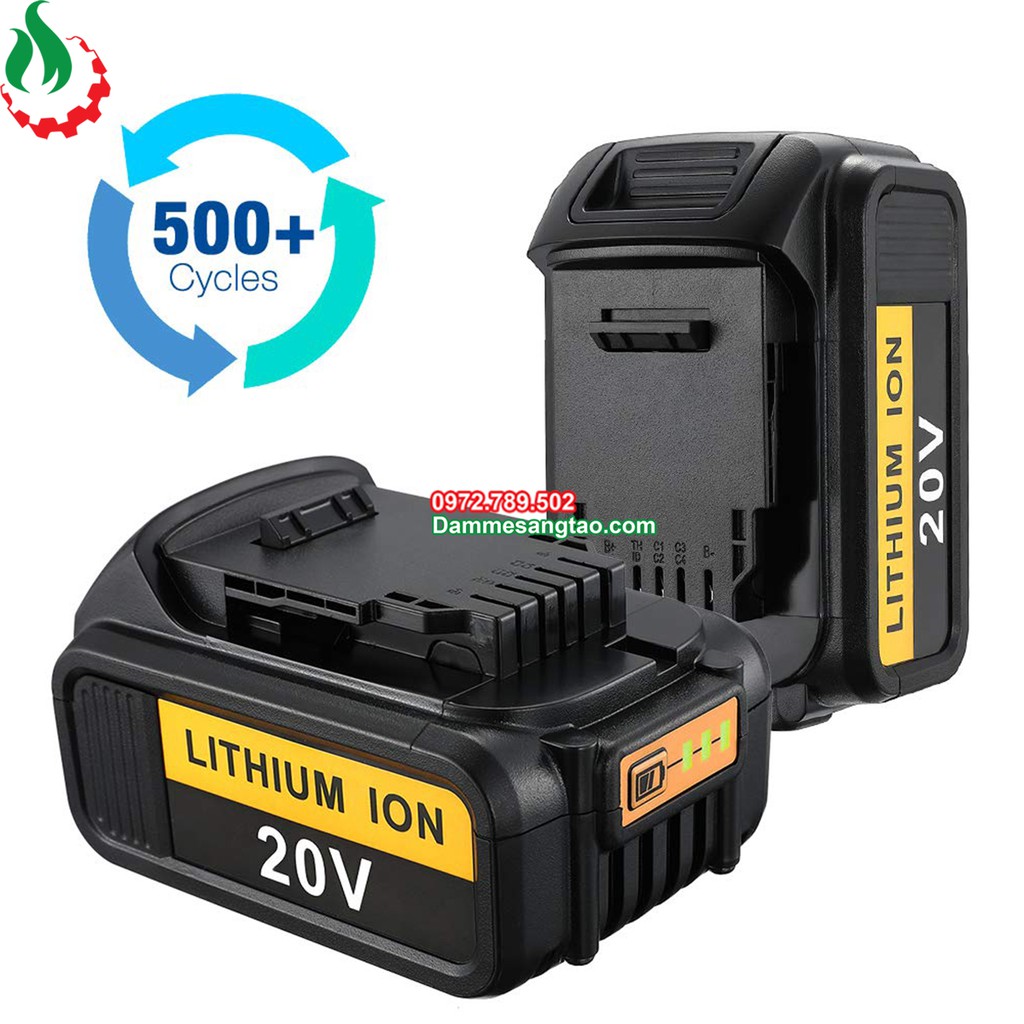 Pin Dewalt 18V Li-ion nhận sạc zin
