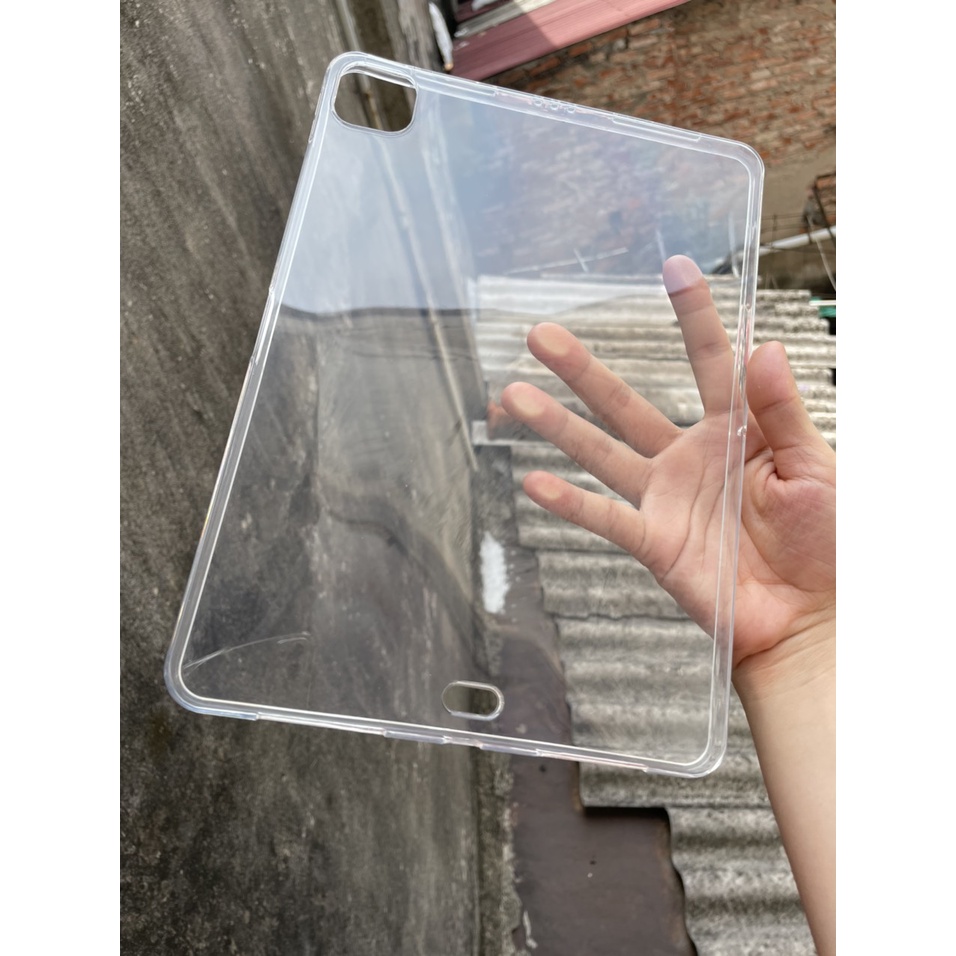 Ốp dẻo cho iPad Pro M1 2021 11 inch lưng trong suốt, lưng nhám mơ