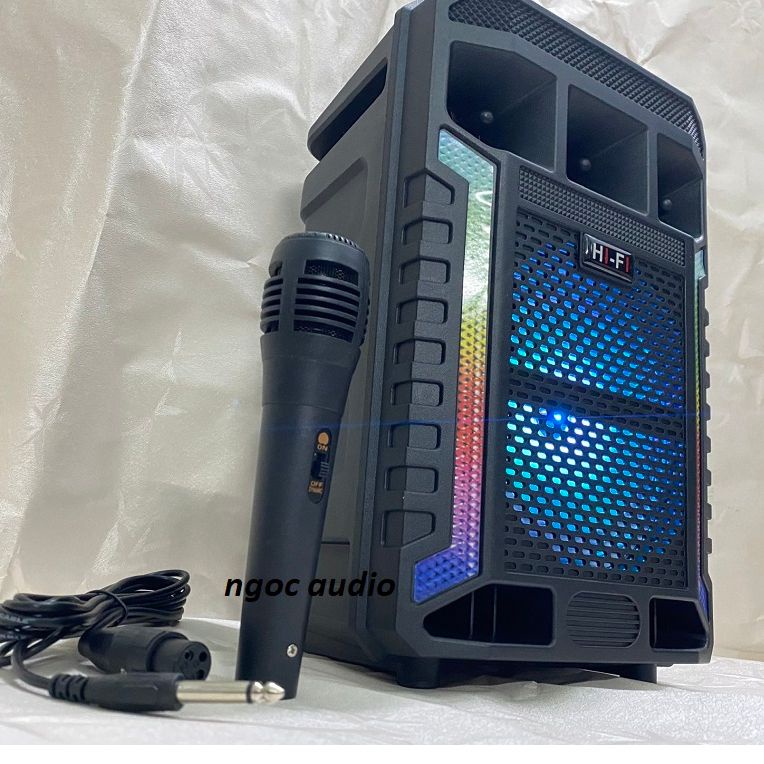 Loa Kéo Bluetooth Kimiso SZ-1627 , Tặng Kèm Micro Có Dây - Chuyên Hát Karaoke - Loa Di Động