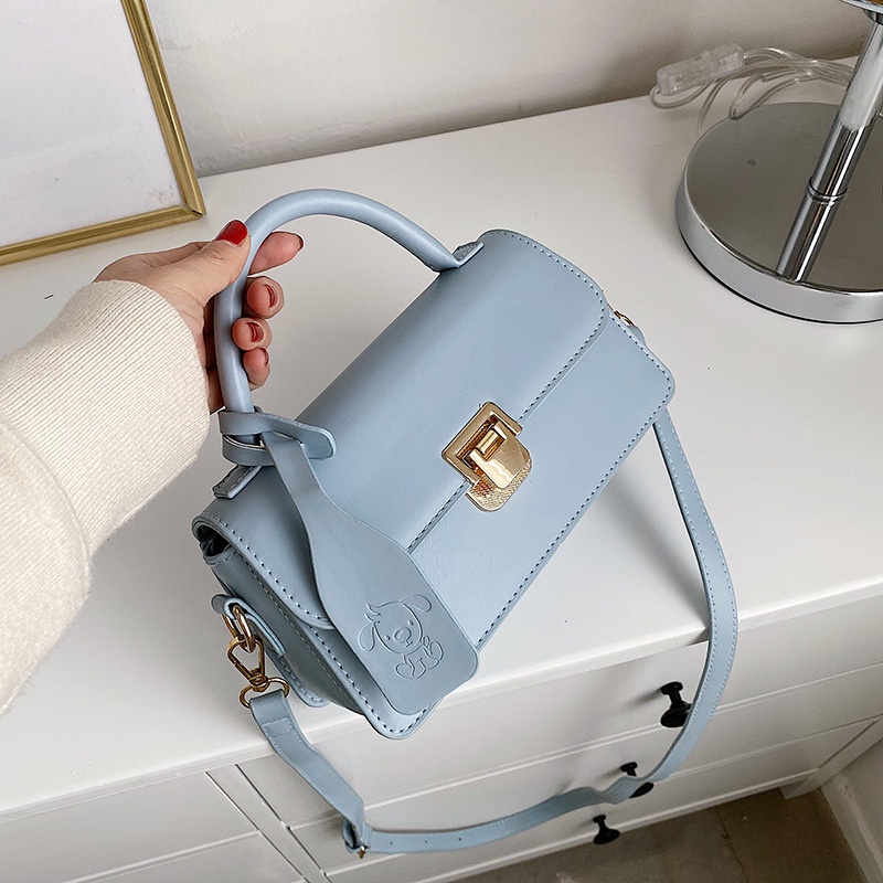 Túi đeo vai IELGY màu trơn phong cách cổ điển thời trang cho nữ