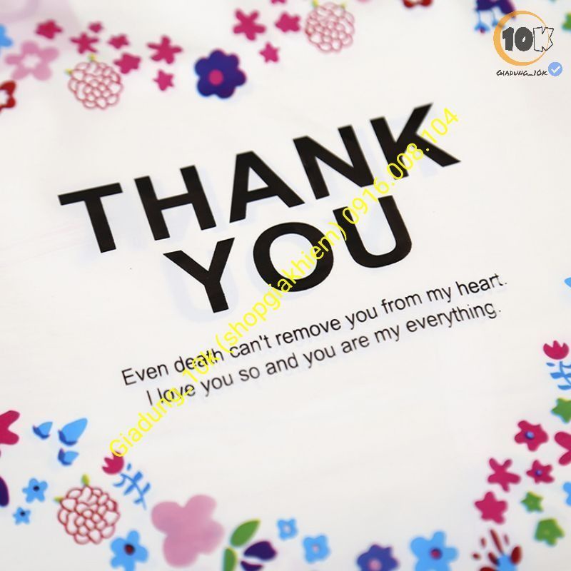 Túi đựng quà "THANK YOU" chất đẹp