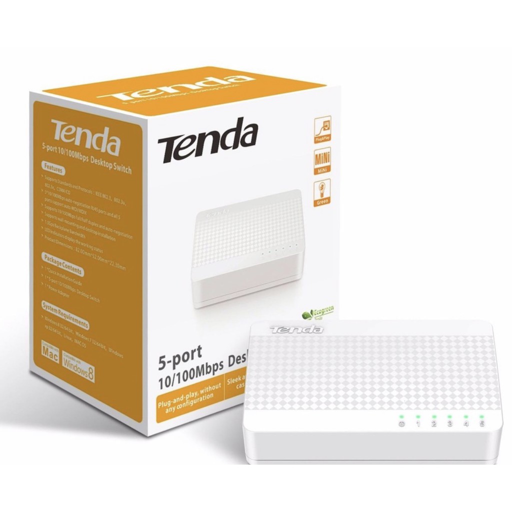 Bộ chia mạng 5 cổng TENDA