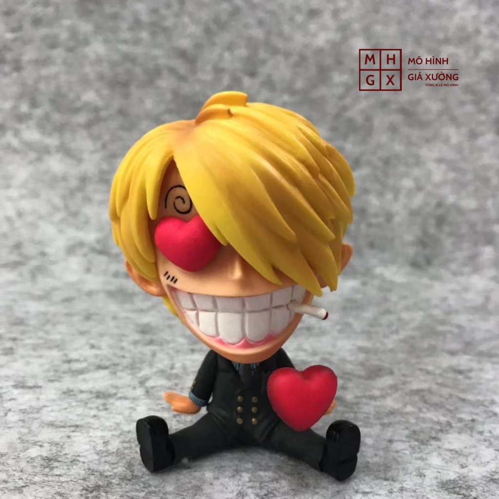 Mô hình One Piece chibi Sanji cực dễ thương cao 9cm , figure one piece , mô hình giá xưởng