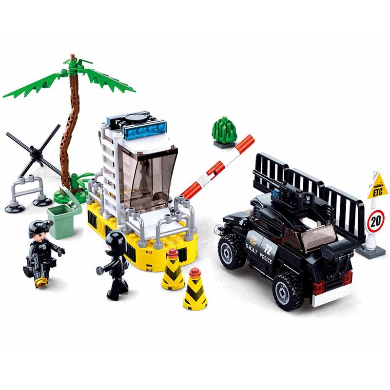 Lego City Swat - Đồ Chơi Lego Minecraft Lắp Ghép Cảnh Sát Trấn Áp Tội Phạm Xe Tăng
