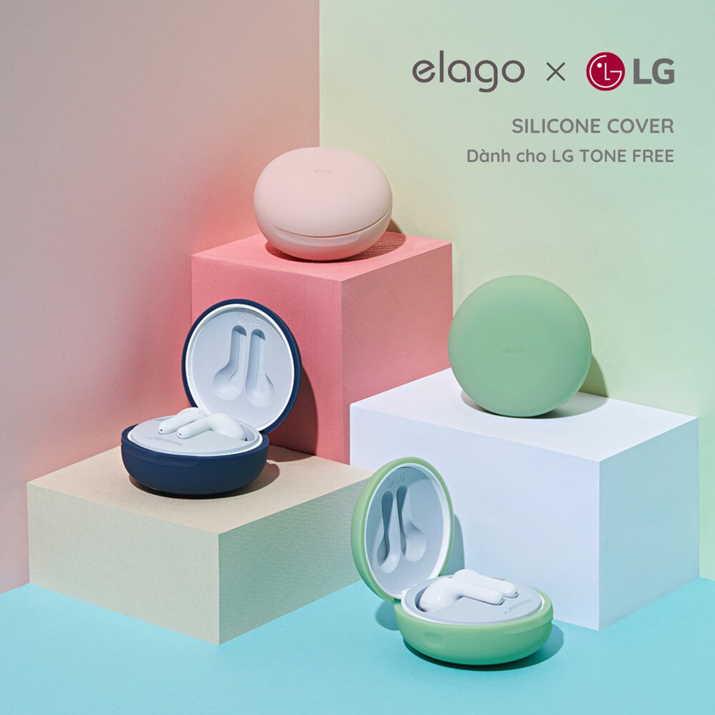 Case ốp tai nghe LG Tone Free (Fn4/6/7) - Silicone Case - Elago
