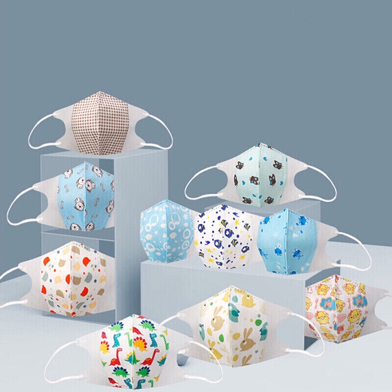 Khẩu trang 3D trẻ em kháng khuẩn cao cấp