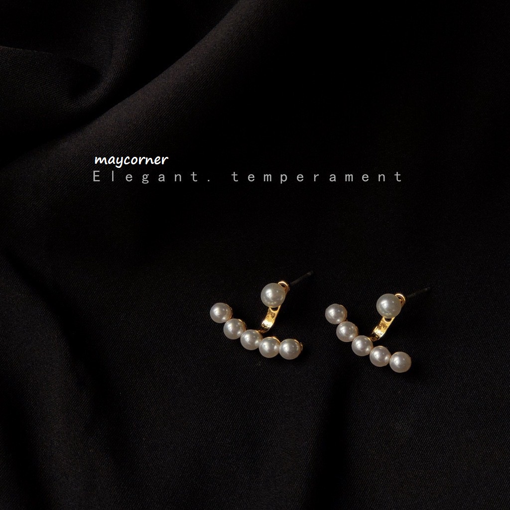 Khuyên tai cao cấp mạ bạc 925 đính ngọc