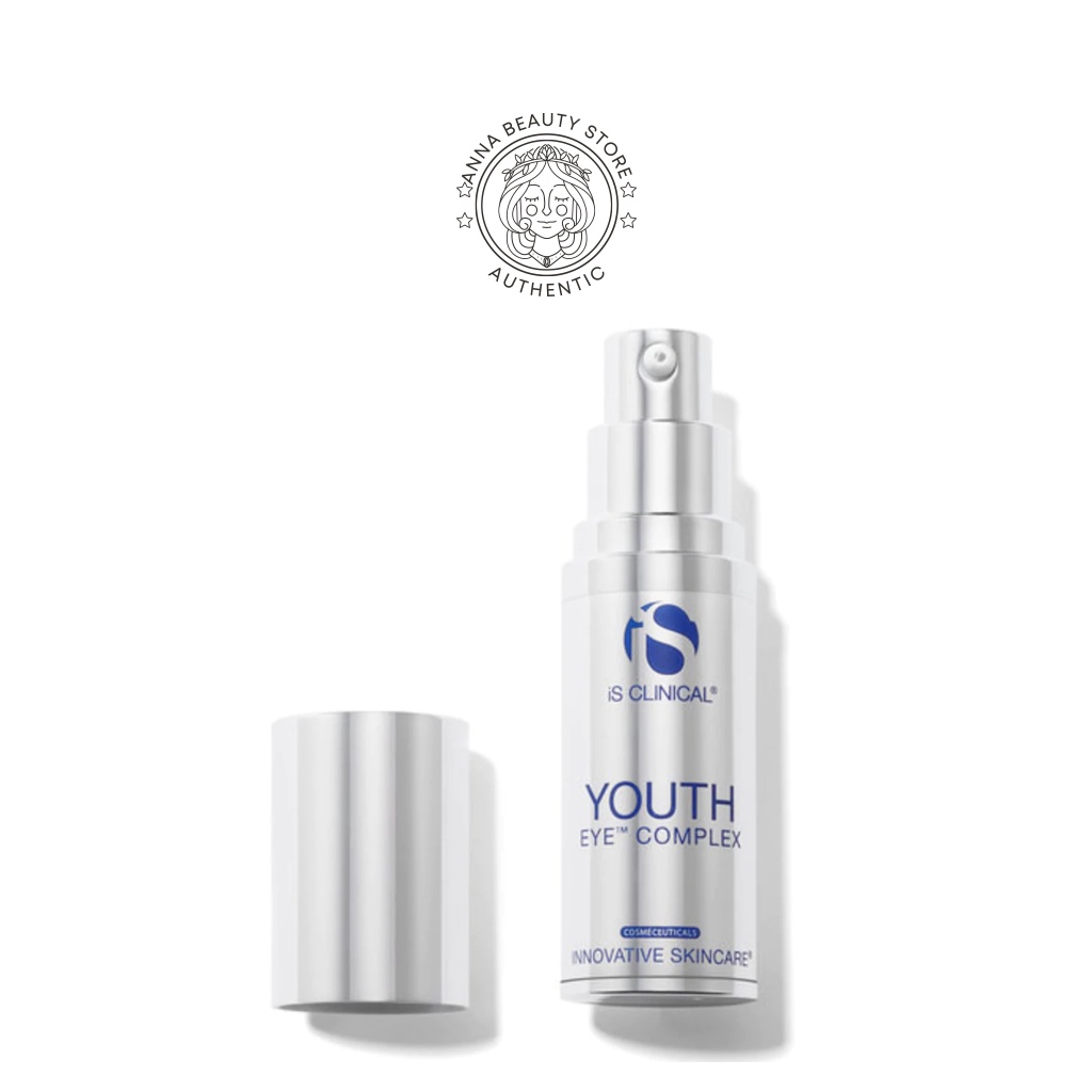 [ Kem Mắt] Giảm Quầng Thâm, Bọng Mắt &amp; Nếp Nhăn, Dưỡng Ẩm, Căng Bóng Đàn Hồi - iS Clinical Youth Eye Complex 15ml
