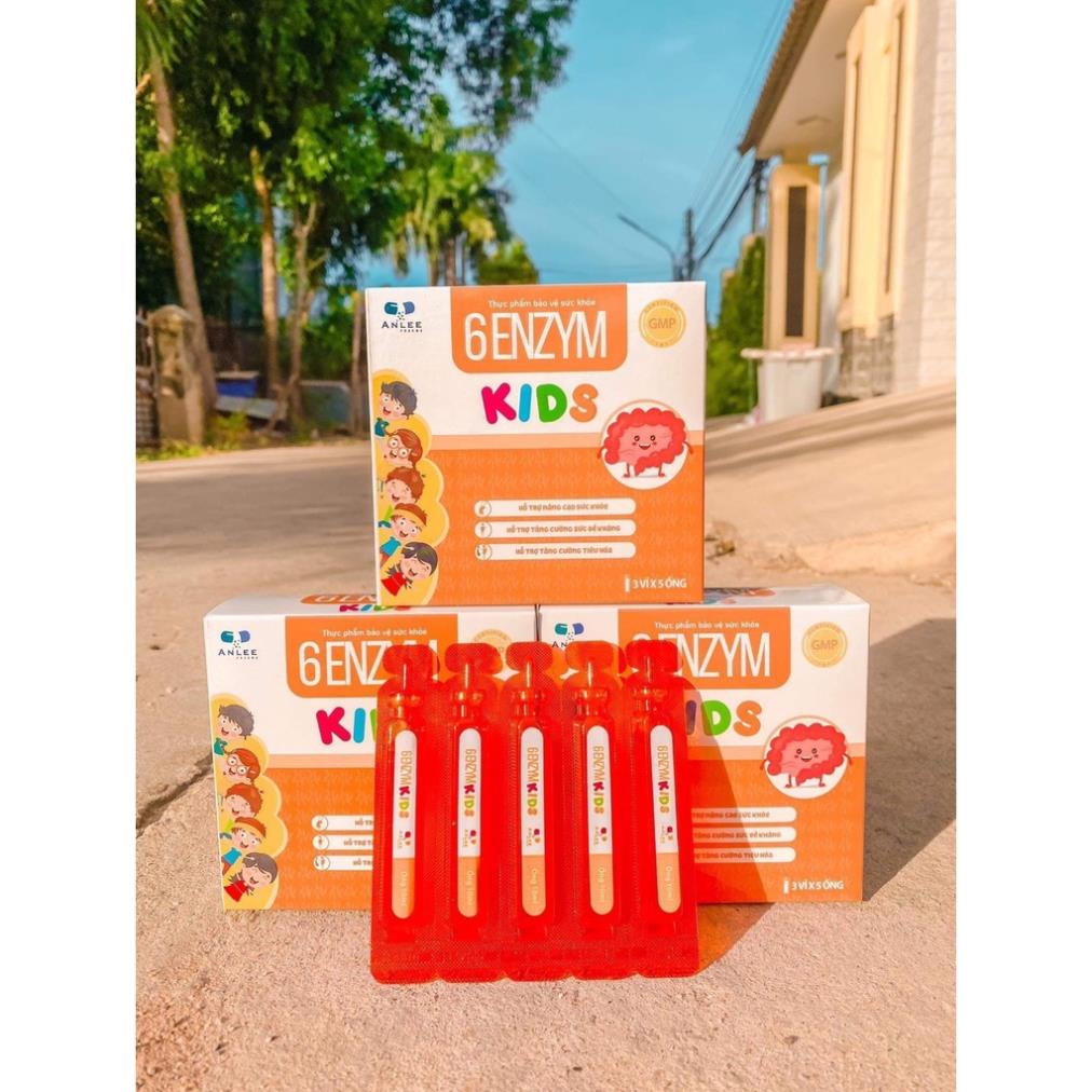 6 ENZYM KIDS - Siro  Giúp Bé Hết Biếng Ăn,Tăng Cân,Tăng Đề Kháng,Hết Táo Bón